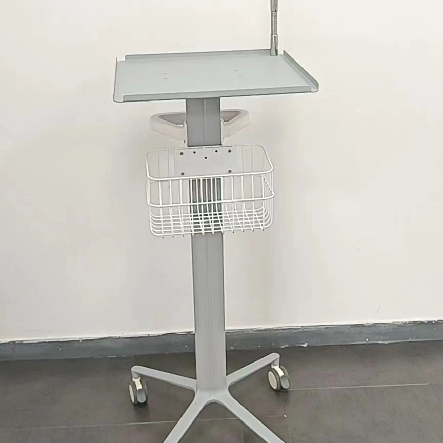 hot sale high quality stainless steel medical instrument Electrocardiograph ECG machine trolley with factory price for hospital