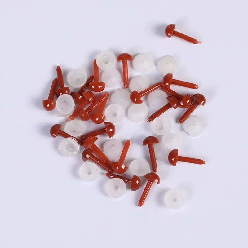 100Pcs DIY 3X5X7MM Felt Handmad Simulation Triangle Doll Plug Eye  Accessories Plush Toy Dough Sculpture Carv Puppet Doll Toy