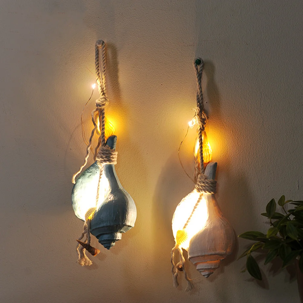 

Resin Conch Wall Decor Hanging Ornament For Home Bar Coffee Bedroom Mediterranean Sculpture
