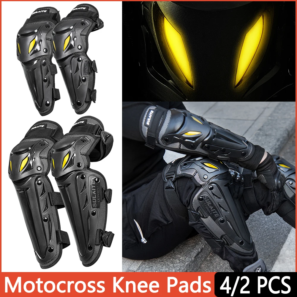 Motorcycle Elbow Knee Guard Protection Motorcyclist Knee Pads Protector Pads Guards Motorbike Off-road Racing Protective Gear