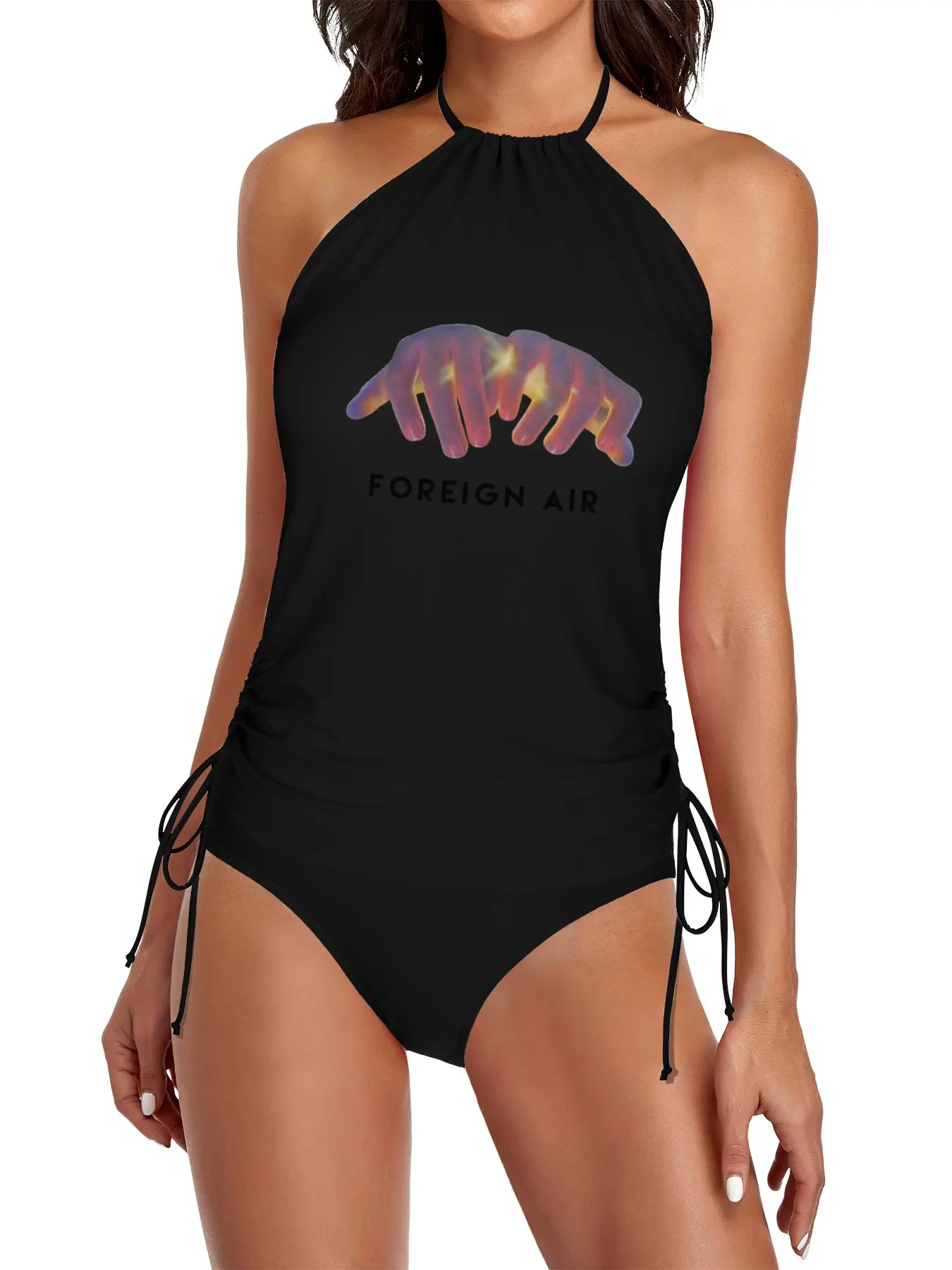 

Foreign Air Design Split Swimsuit Set bikini woman clothes for beach beach outfits woman swimsuit 2025