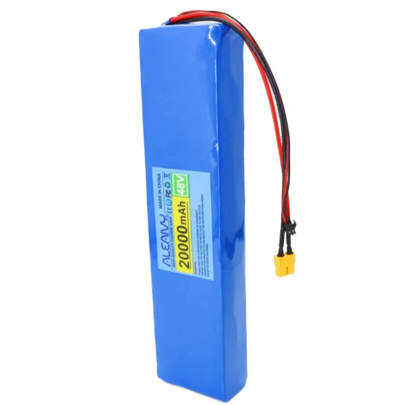 Aleaivy48V 13S3P 14Ah 500W Li-Ion Battery Pack Suitable For 54.6V Electric Bicycle With20A BMS Built-In Lithium Battery+2Acharge