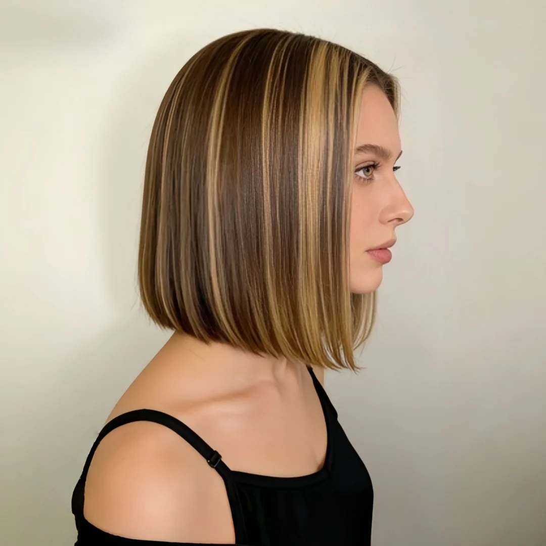 Preplucked Glueless Highlight Blond 16Inch 5x5 Silk Base Soft Natural Jewish Human Hair Wig Baby Hair HD Lace European Hair