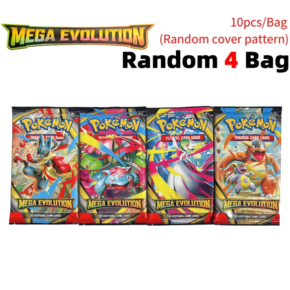 Pokemon TCG Booster Box Mega Evolution CHAOS RISINC Ascended Heroes Engelse versie Zeldzame ruilkaarten voor verzamelcadeau