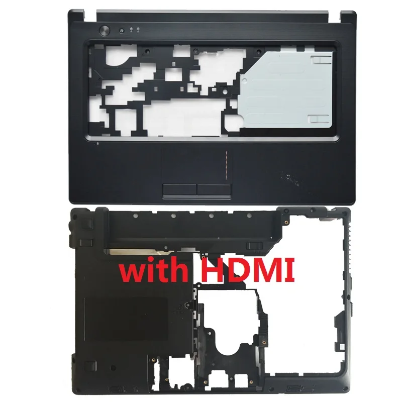 Nowa obudowa laptopa do Ideapad G470 G475 G475G G470D G475GX G475GL G470AX, pokrywa podpórki pod nadgarstki i dolna obudowa z HDMI