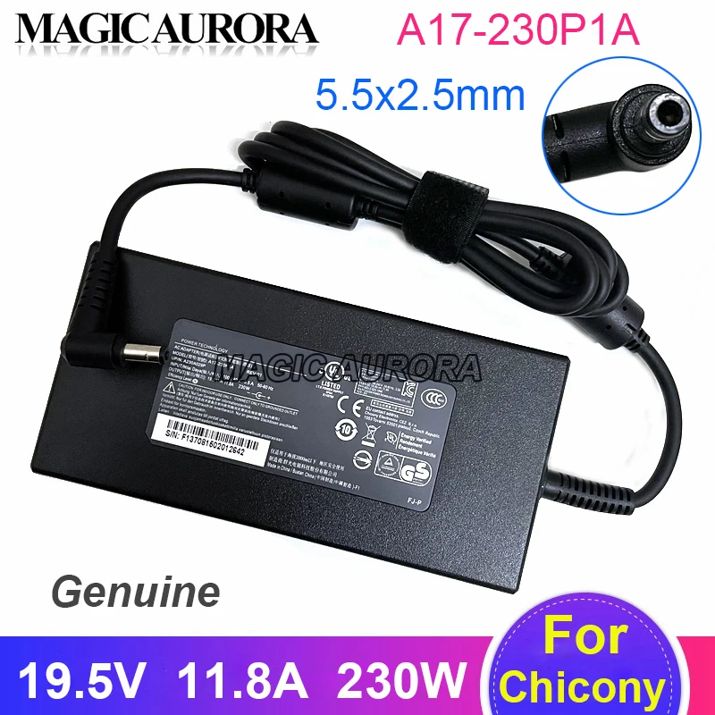 Chicony A17-230P1 Computer Adapter 19.5V 11.8A 230W For MSI GS75 STEALTH 9SF/RTX2070 GS65 STEALTH 8SG P65 Gaming Laptop Charger