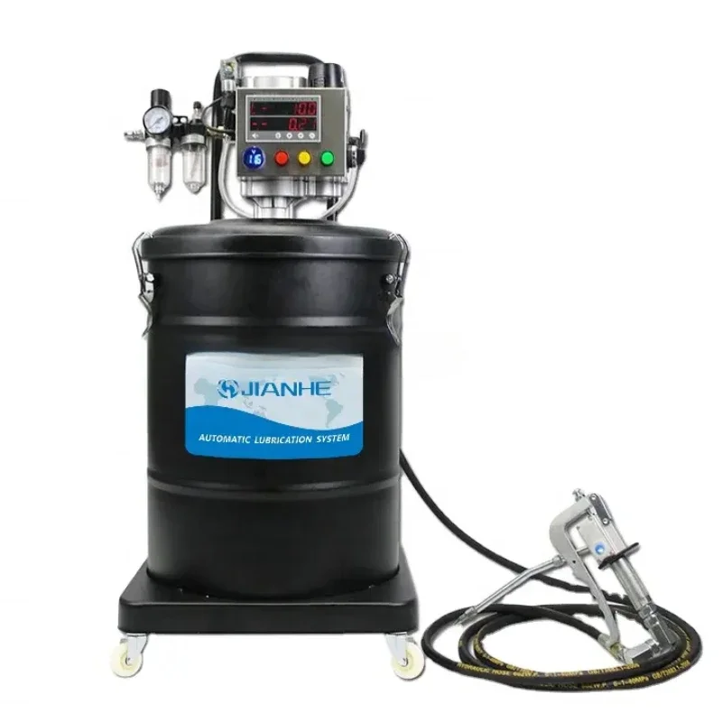 Automatic Pneumatic Grease Lubricant Transfer Injector Pneumatic Distributor Barrel Bucket Grease Pump