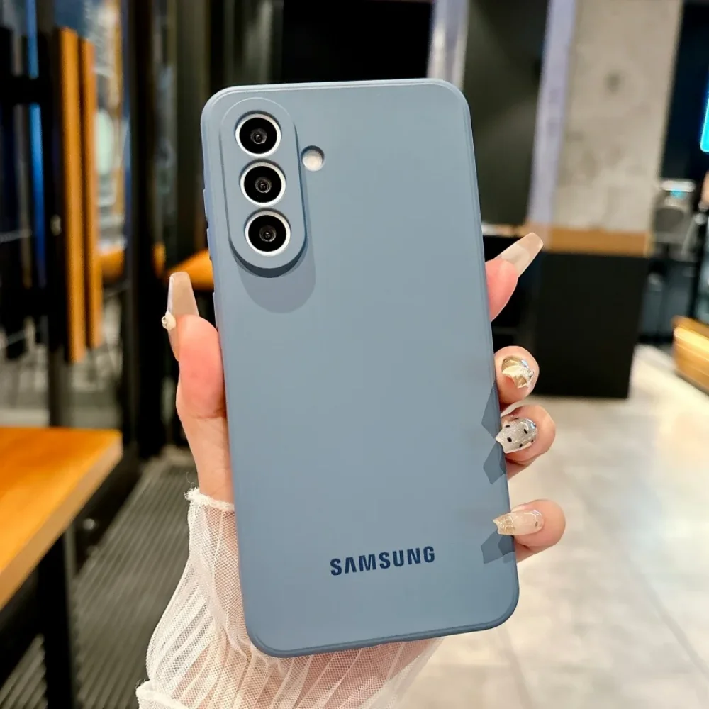Capa para celular de silicone anti-choque Samsung A56 A36