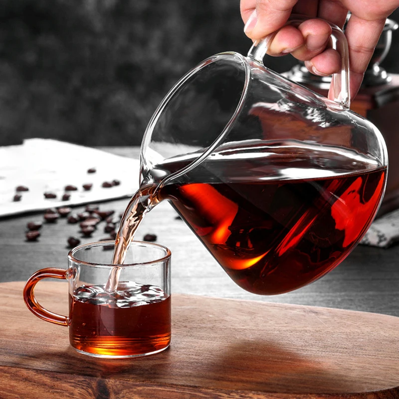 OANKR 400ml Clear Coffee Server, Manual Pour Over Coffee Beaker and Tea Steeper, Heat-resistant Glass, Barista Accessories Gift - view 3