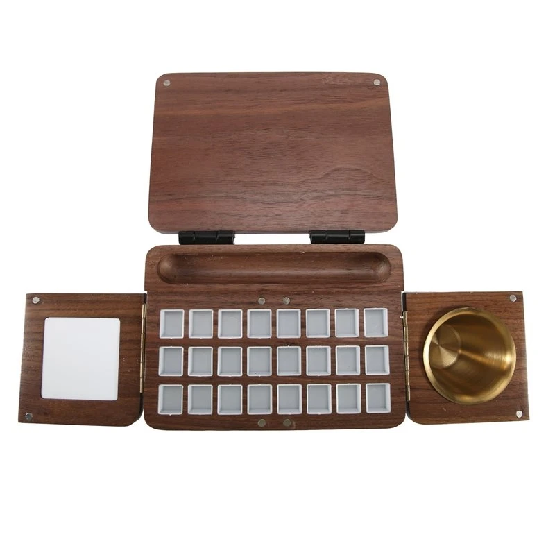 palette-per-acquerelli-in-legno-con-24-scomparti-in-legno-di-noce-ideale-per-viaggi-palette-pieghevole-scatola-vuota-per-acquerelli-vassoio-per-colori