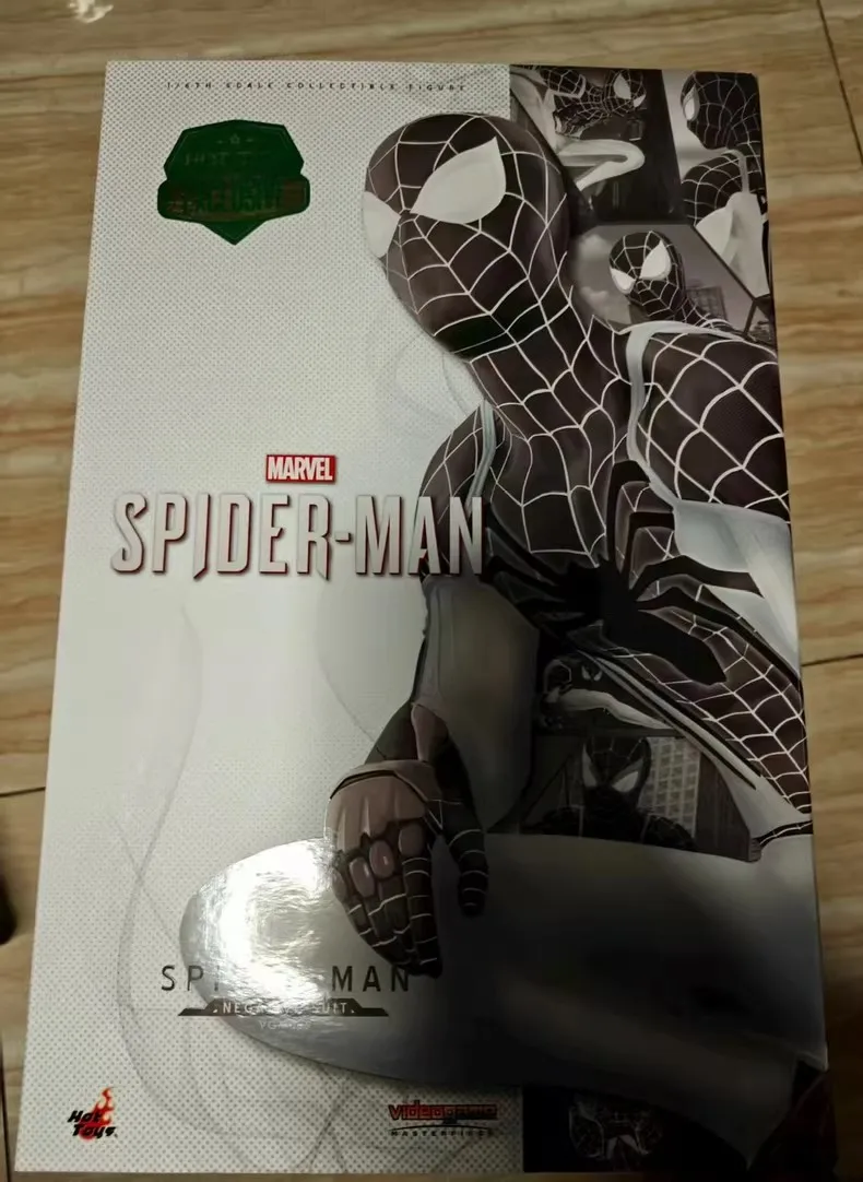 

HT HotToys VGM36 1/6 Collectible Toys Spider-Man Negative Suit Super Hero Soldier 12Inch Full Set Action Figure Model Gifts