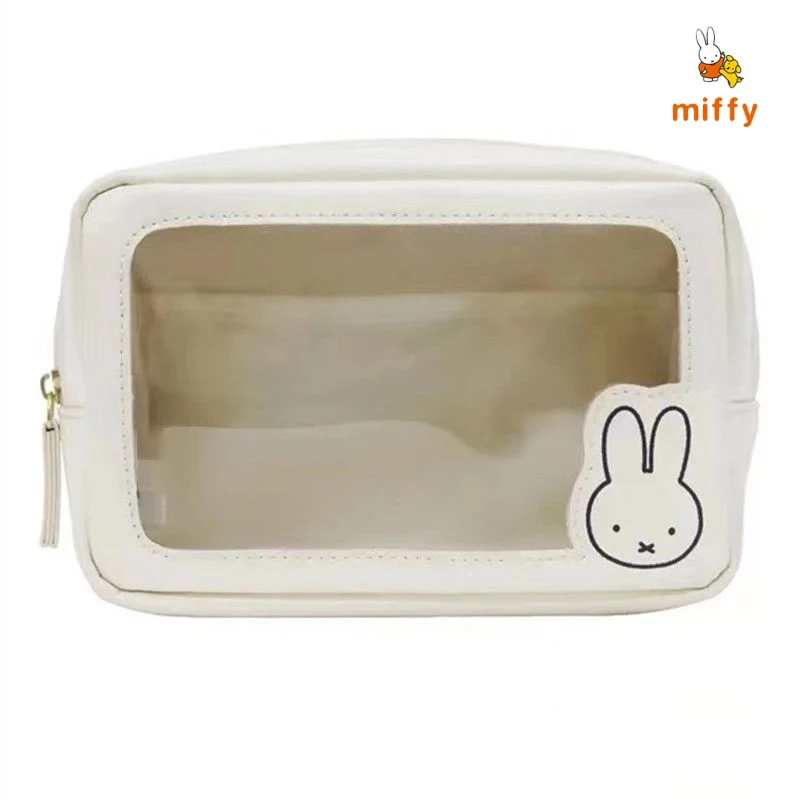 

Новая сумка для хранения Kawaii Miffy, портативная водонепроницаемая сумка для хранения косметики большой вместимости, идеальный подарок на день рождения