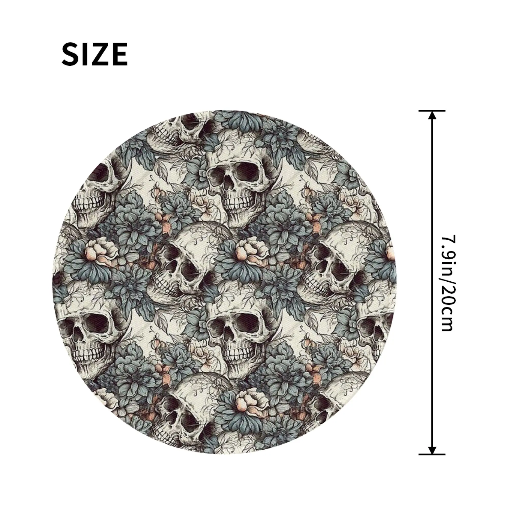 Sugar Skull Pattern Mouse Pad Computer Keyboard Mouse Mat Gamer PC Laptop Desk Mat Office Accessories Table Mats