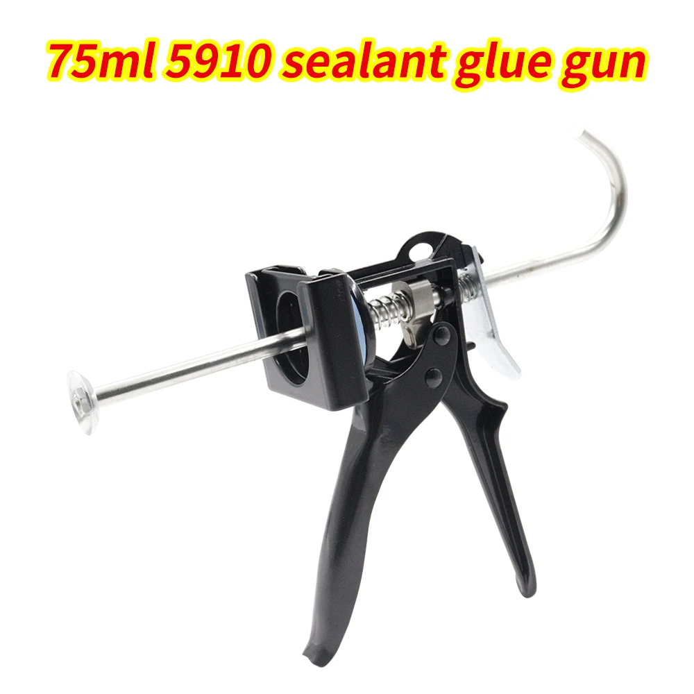 75ml Engine Sealing Silicone 5910 Metal Sealant Gun Manual Caulking Dispenser for Car and Motorcycle Repair Sealant Applicator