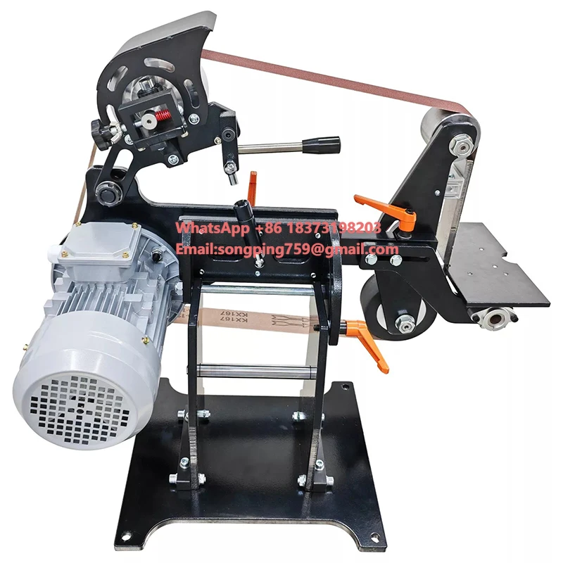 

Ленточно-шлифовальный станок 71x2 дюйма для заточки ножей, полировки и изготовления, с частотным регулированием, 220В