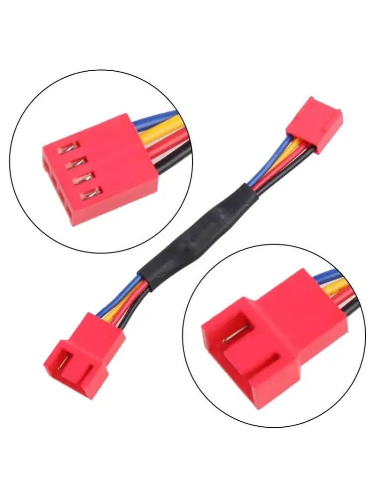 Вентилятор-процессорного-кулера-Замедление-с-ШИМ-Кабель-питания-Контроль-температуры-Отводящий-провод-скорости