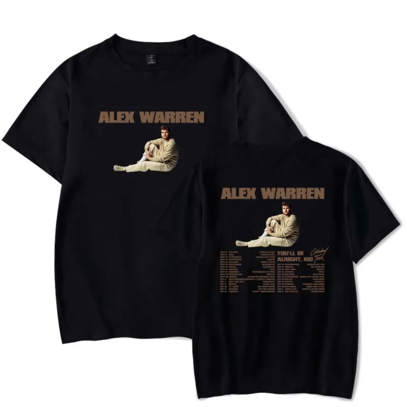 Alex Warren You'll Be Alright The Tour 2024 T-Shirt Merch Summer For Men/Women Unisex Short Sleeve Tshirt Streetwear