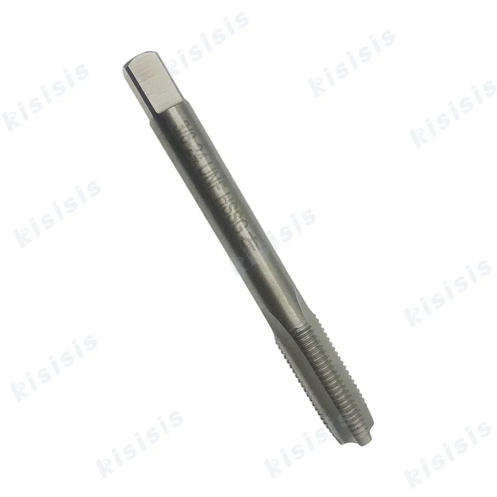 High Speed Steel Tap Set, Threading Tool, Mão Esquerda, 3, 8x24, Thread Tap, 3, 8x24, 3/8 ''-24, UNF