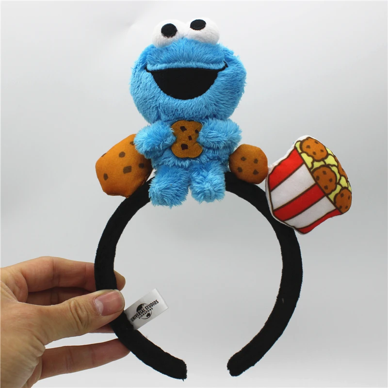 1piece classical Elmo Hair Band plush soft toys Decoration stuffed toys Cookie Monster Children Educational Toys cute animal toy