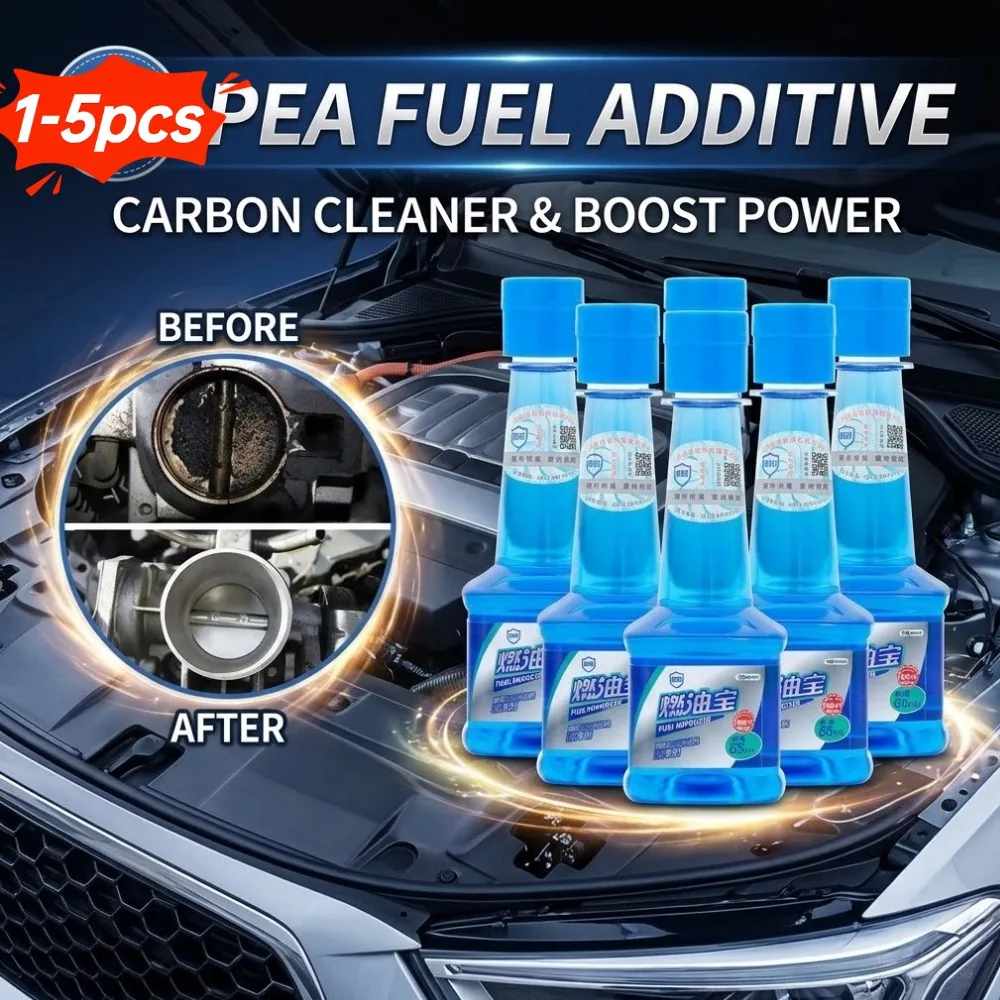 Car Fuel Gasoline Injector Cleaner Gas Oil Additive Remove Engine Carbon Deposit Increase Power In Oil Ethanol Fuel Saver 1-5pcs
