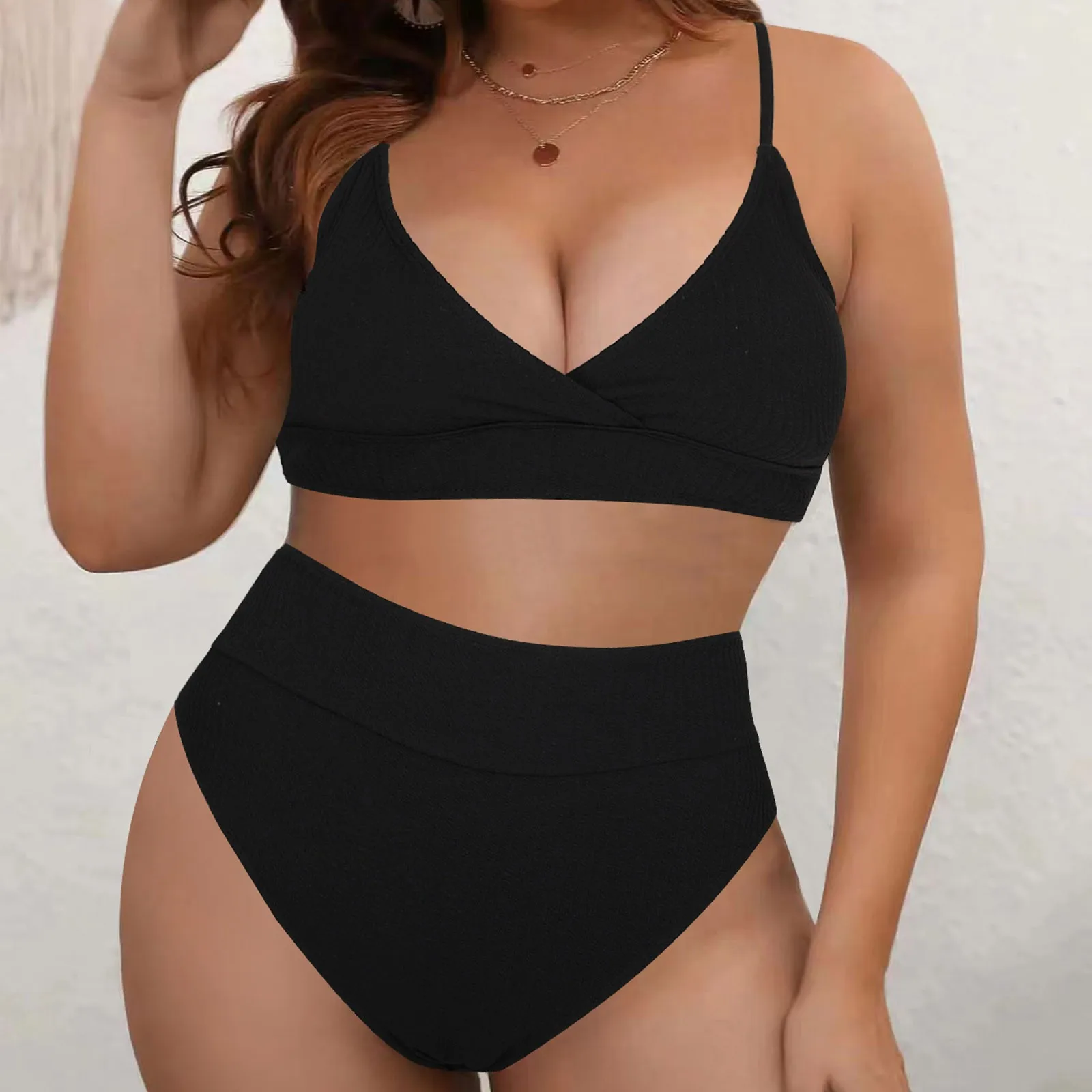 Sexy Micro Bikini 2024 Womens Plus Size Swimsuit Female Swimwear Thongs Bikinis Set Brazilian Beach Wear Woman Bathing Suit