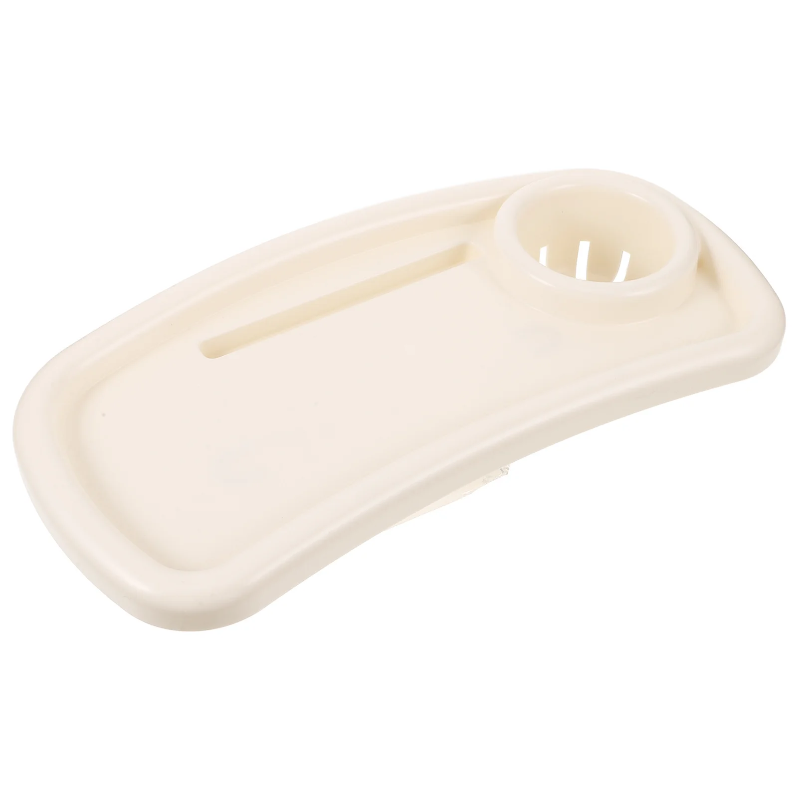 Baby-Kinderwagen-Snack-Tablett, universeller 3-in-1-Tablett-Befestigung, Getränkehalter, Telefonhalter für Flaschen, Snacks, Getränke, Ausschnitt, Snackwagen