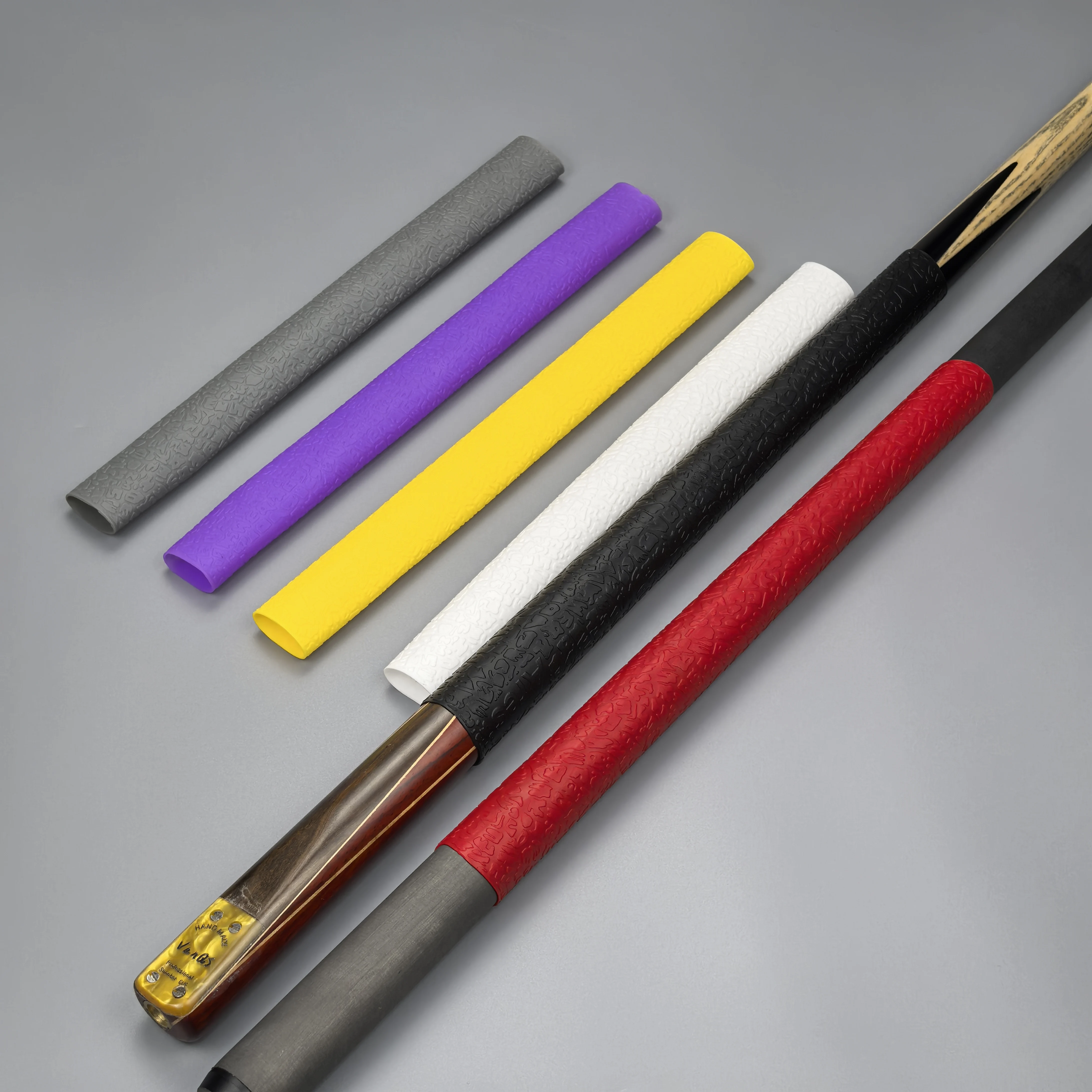 Billiard & Snooker Cue Handle Grip Butt Sleeve Protector Colorful Anti-slip Rubber Wrap Protector