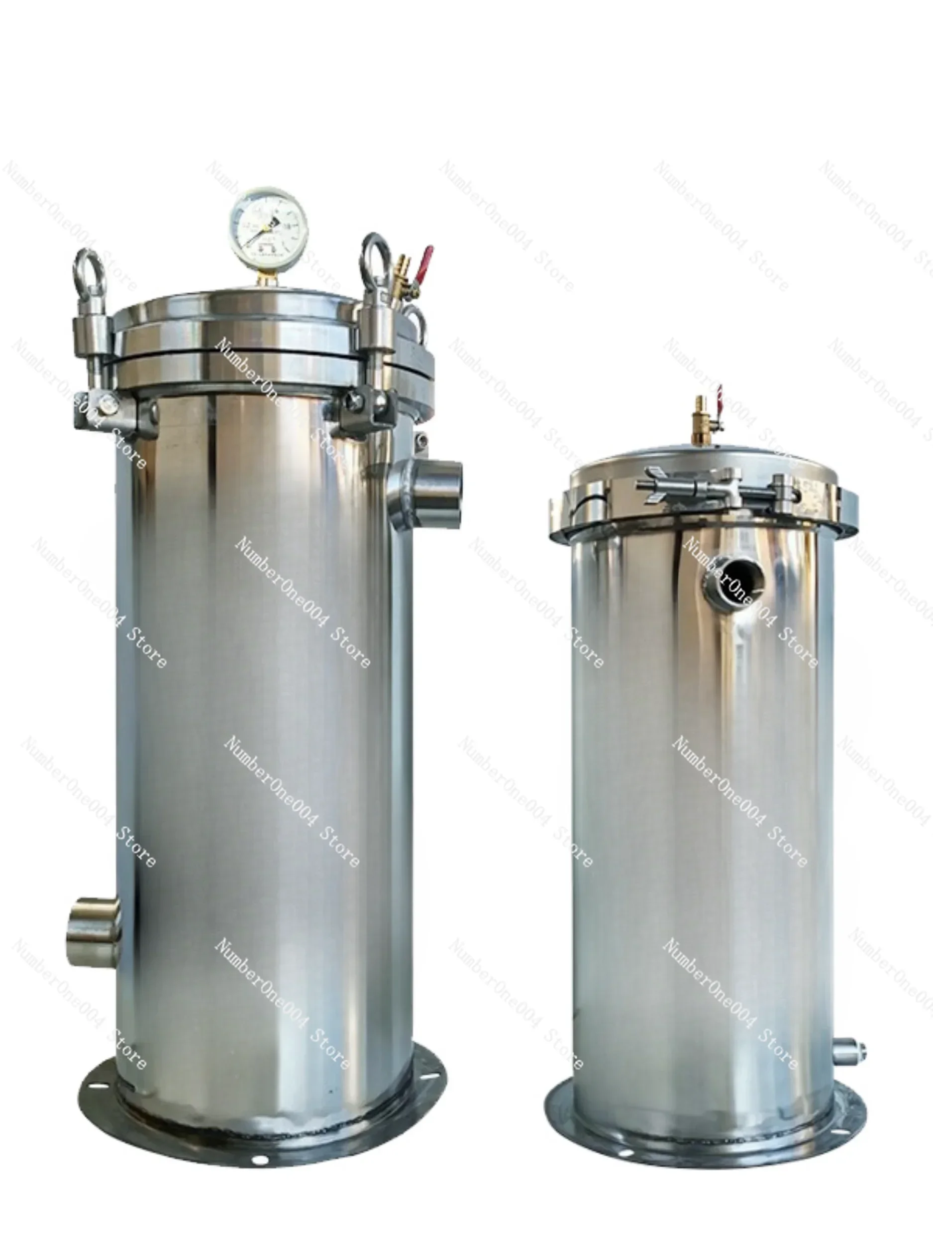 Stainless steel bag type pre-filter industrial circulating water well cement sand diesel gasoline treatment filter