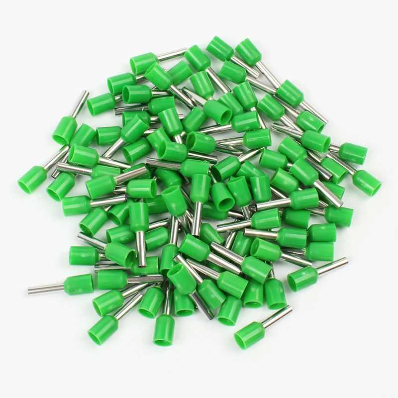 DIANQI E1508 terminali isolanti per tubi 1.5 mm2 100 pz/pacco connettore per cavi connettore terminale a crimpare isolante E-