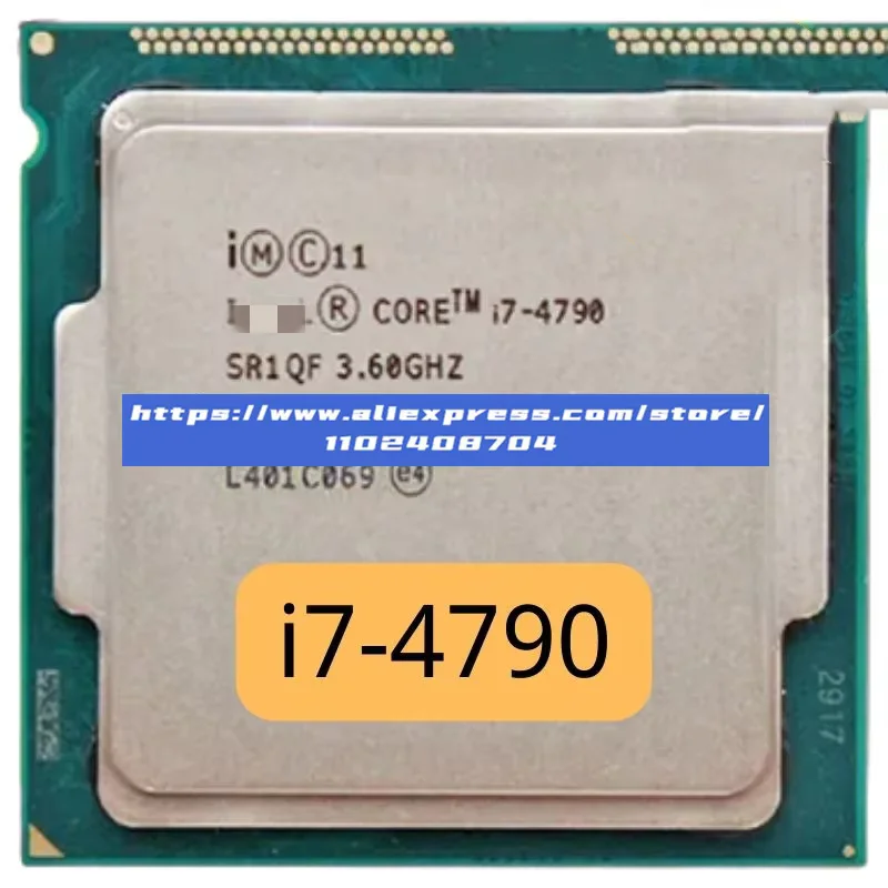 

Intel Core i7 4790 I7 4790 CPU SR1QF LGA 1150 3.6GHz Quad Core 8M 5GT/s CPU Desktop Processor