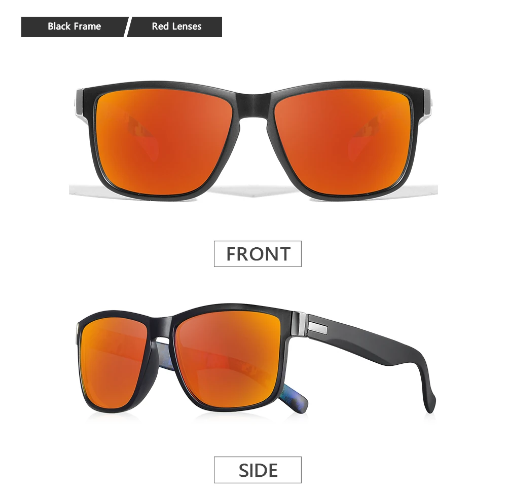 CRIXALIS Mode Vintage Quadratische Sonnenbrille für Männer Frauen Fahren Luxus Marke Designer Sonnenbrille Anti-Glare Retro Shades UV400 – Detail 7