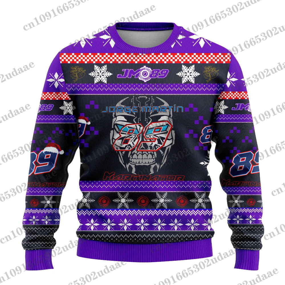 89 Rider Jorge Martin Fan Lovers Ugly Christmas Sweatshirt Men's and Women's Pullover Top 2025 New