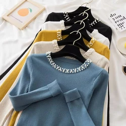Fashion Autumn Winter Pullover Knit Sweater Women O-Neck Korean Sweater Basic Soft Casual Sweaters for Women Slim Jumper 28743