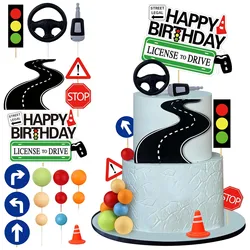 Driver License Cake Topper New Driver Cake Decorations 16th 17th Birthday Cake Topper for Celebrating New Drivers