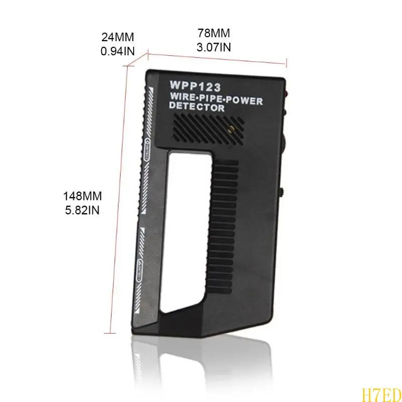 H7ed Multifonctional ABS Mur Scanner Pointer Metal Detector adapté à structure décoration intérieure portable durable