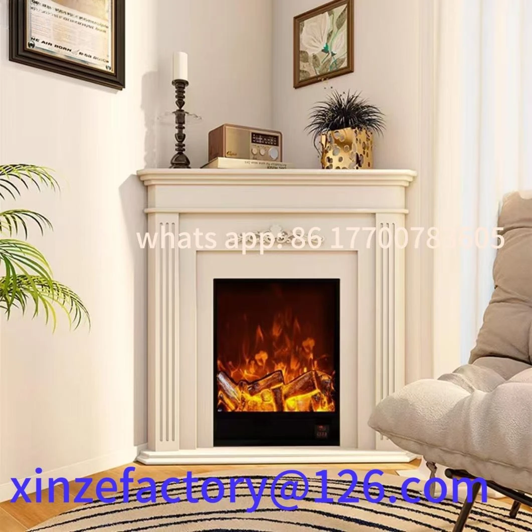 

Customizable Solid Wood Corner Cabinet Cream Wind Living Room Decoration Cabinet Entrance Table Storage