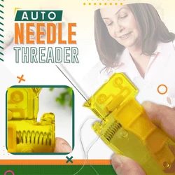 Automatic Needle Threader Self-Thread Guide Sewing Needle Device For Hand Stitching And Sewing Machine Quick Needle Threading