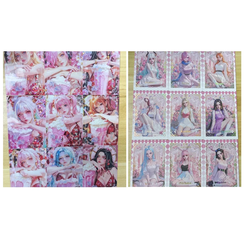 

Japanese Anime ONE PIECE NSK ZR Boa Hancock Nami Nefertari D. Vivi Collectible Cards Christmas and Birthday Gifts Children's Toy