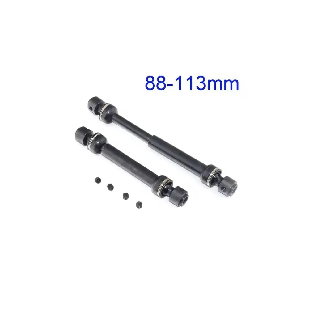 88-113mm 112-152mm Metal Transmission Shaft SCX10 D90 RC4WD Cross-country Climbing