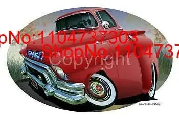 

Реплика футболки с героями мультфильмов «Пикап-грузовик» 1963, 6720, Джимми Хайер, автомобильное искусство, винтажная, растянутая, слегка