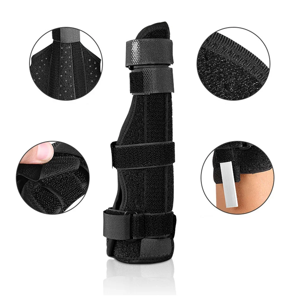 Adjustable Compression Finger Holder Protector Brace Sports Wrist Thumbs Hands Arthritis Splint Support Protective Guard