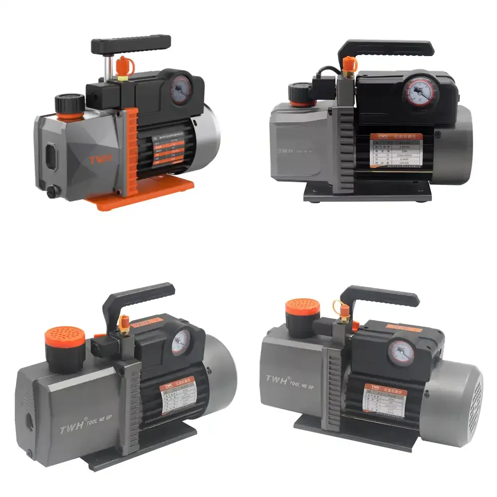 HBS 6 CFM 2RS-3 Two Stage Large Air Condition Vacuum Pump HVAC 110/220V AC Made in China Rotary Vane Vacuum Pump