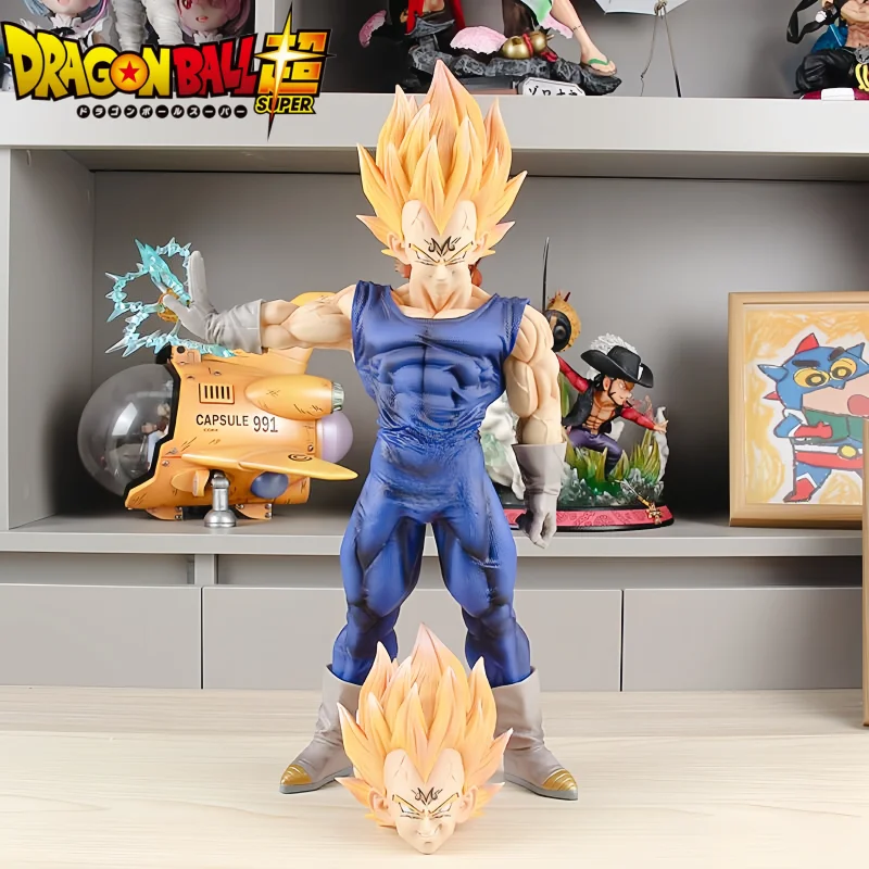 48cm Dragon Ball Figure Vegeta Figure Demon Arrogant Dbz Vegeta Anime Figure Action Figure Collection Statue Model Birthday Gift