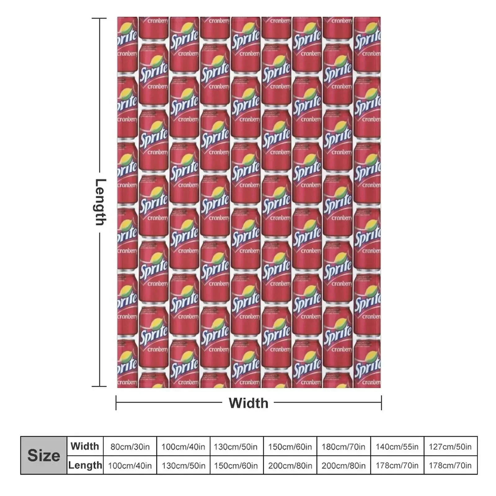 Sprite Cranberry Throw Blanket Decorative Beds Travel blankets ands Sofa Throw Flannel Fashion Sofas Blankets