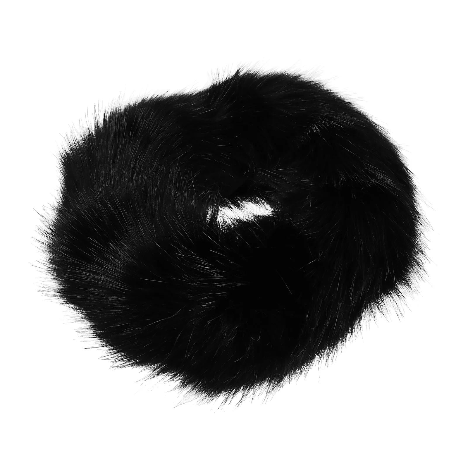 Warm Hat Hoop Fur Headband Warmer Cap Hair Bands Women Winter Headgear