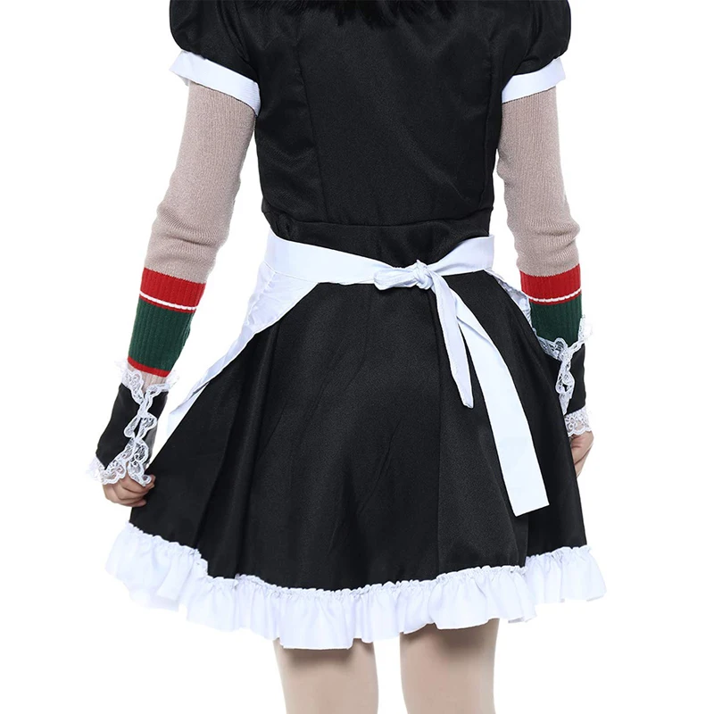 Costume de tablier et collants de taille pour jeu de rôle, cadeau de fête de cuisine, tablier en dentelle de couleur unie, serveur, cadeau d'habillage pour couple, 1 pièce