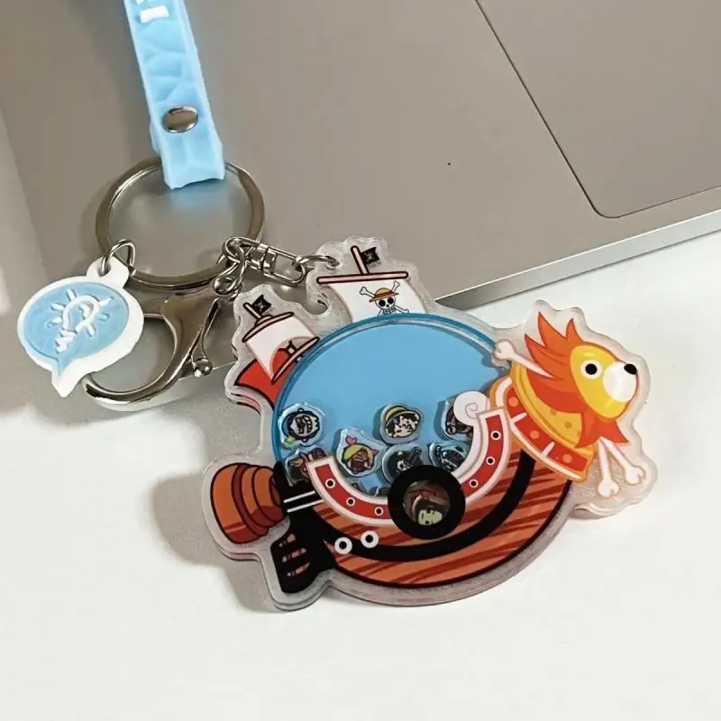 One Piece Luffy Shake Keychain Anime Kawaii Portable Bag Pendant Unzip Girl Pirate Pendant Simple Good Looks Gift Wholesale