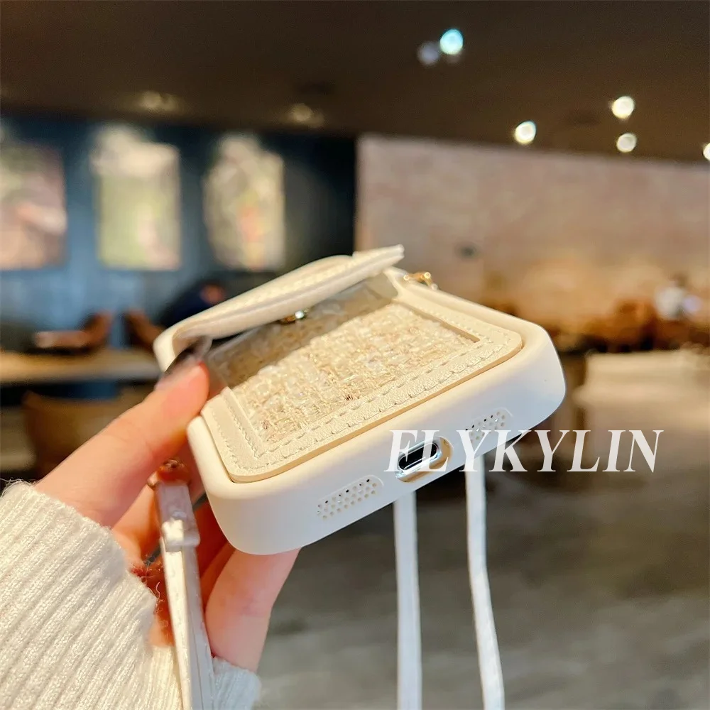 가죽 랜야드 지갑 가방 폰 케이스 삼성 S25 S24 S23 S22 S21 울트라 플러스 S20 FE 노트 20 소프트 쉘용