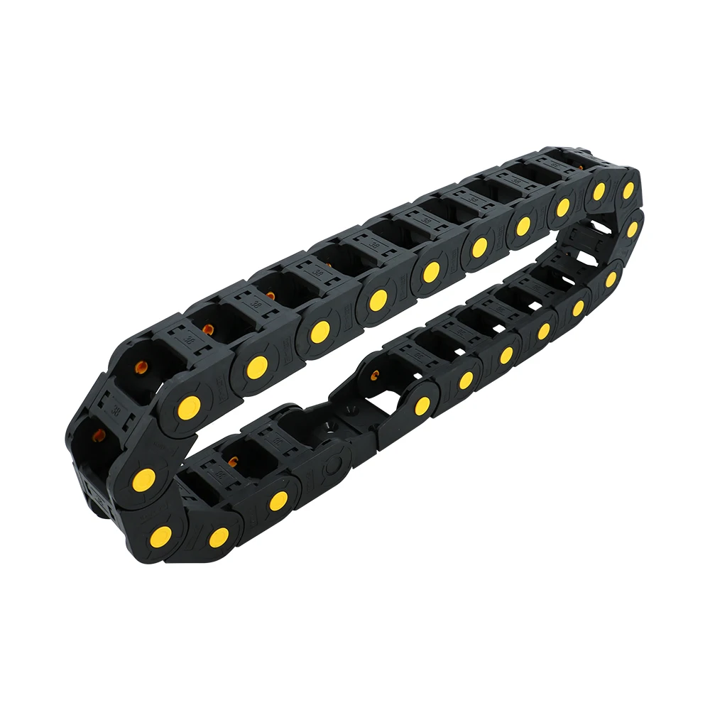 HLTNC 45 Serie 45*50 45*75 45*100 Tipo aperto chiuso di cavo in nylon Proteggi accessori per macchine utensili a catena