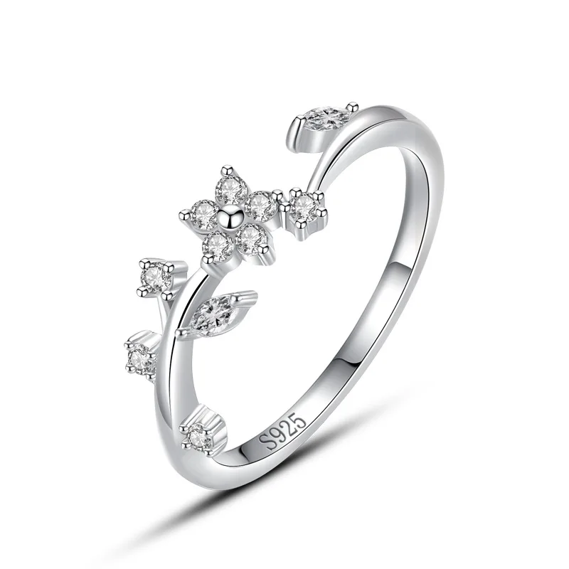 

2023 Sparkling Zirconia Mode Schmuck Fine Jewelry Rings Jewelry S925 Ring Silver